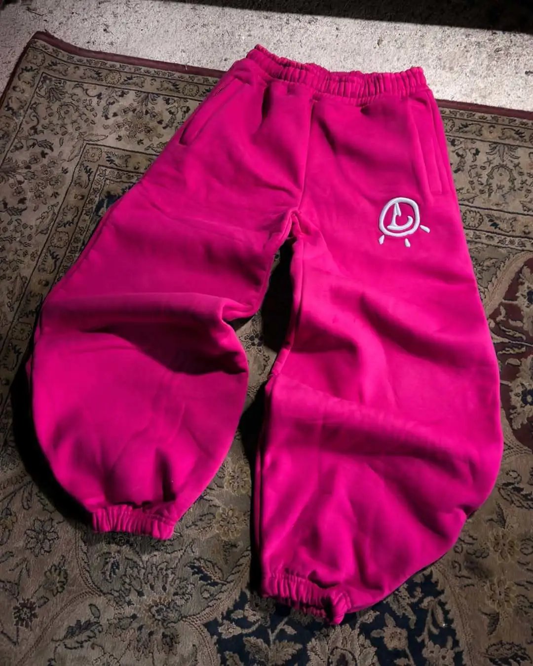 Trousers – Rose-red trousers, S