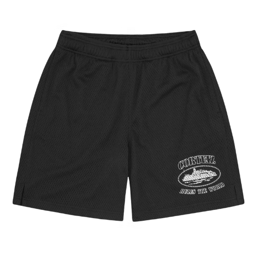 Corteiz RTW Mesh Shorts Black – Option 63CA9B59, S