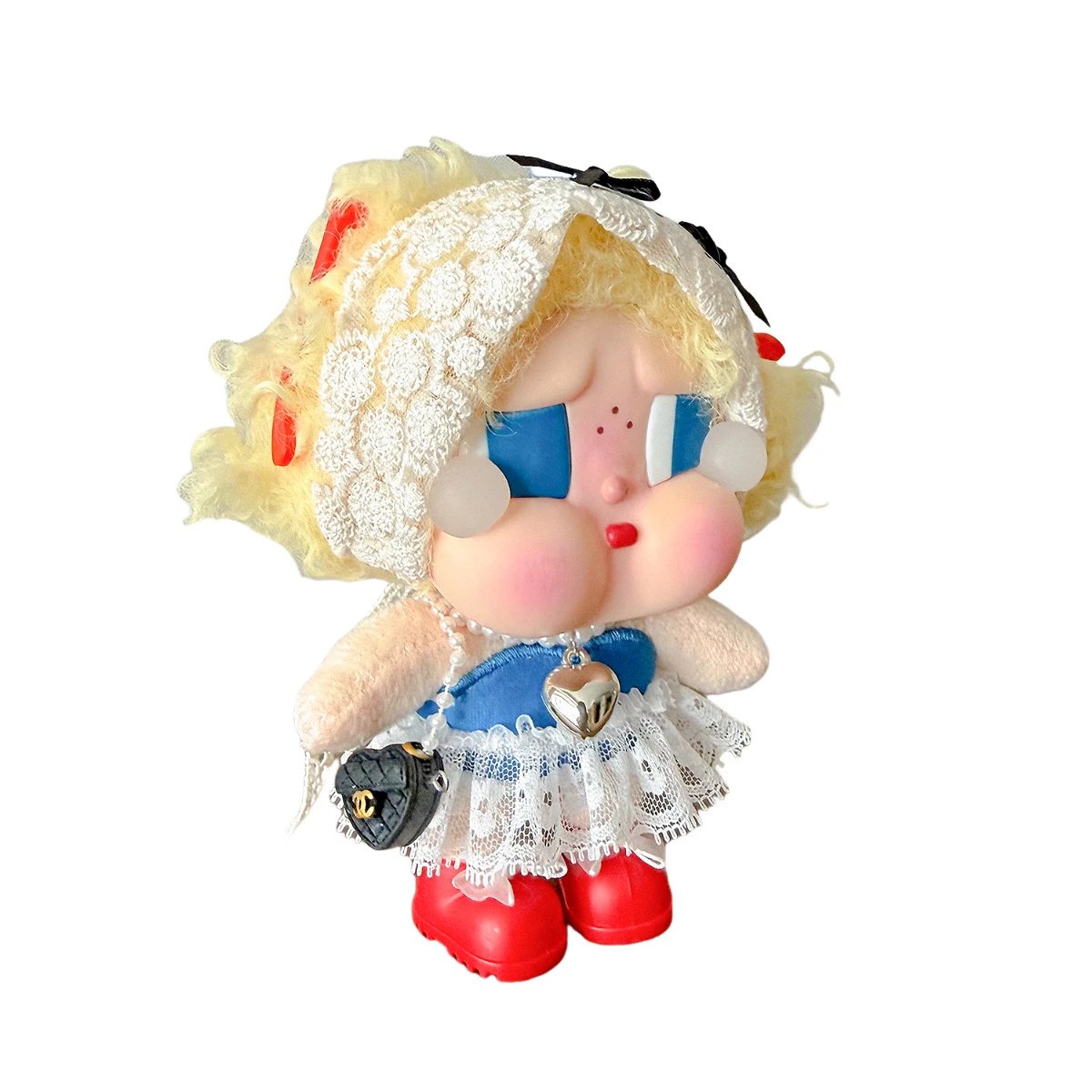 Zsiga Gazijie Lace Hair Ornaments Knitted Necklace Love Small Sachet Pendant Crying Wa Lara Cloth Universal Wholesale - Image 5