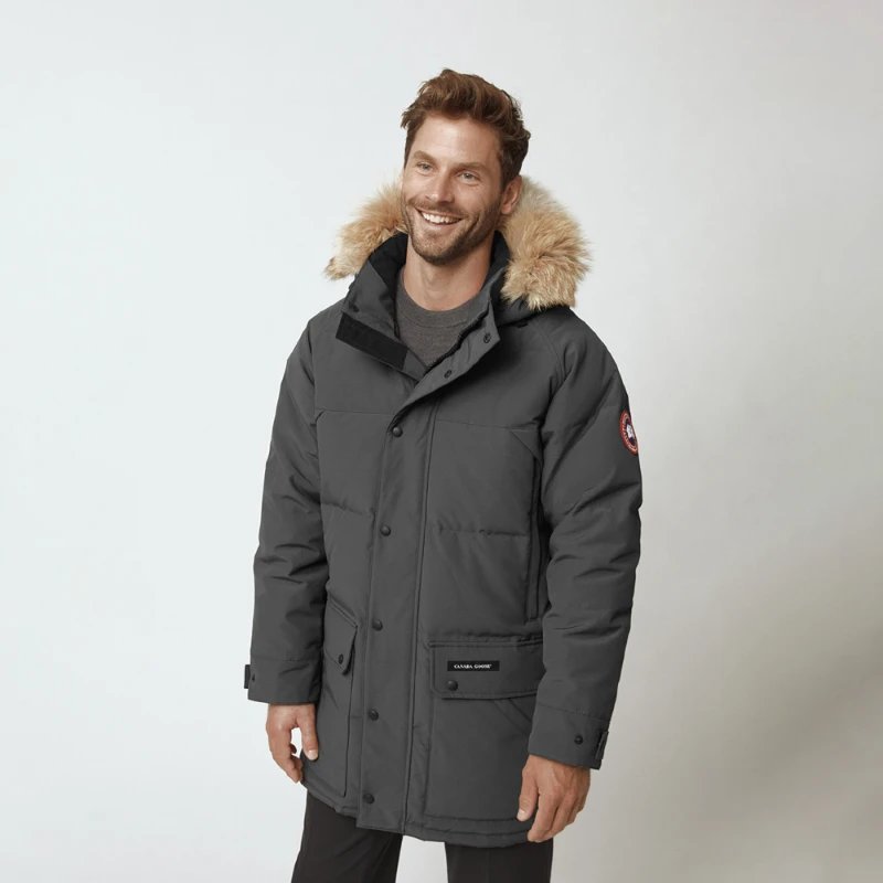CANADA GOOSE Canada Goose Emory Men’s parka, Big Goose down jacket, outerwear 2580 M – XS, 66 Graphite color