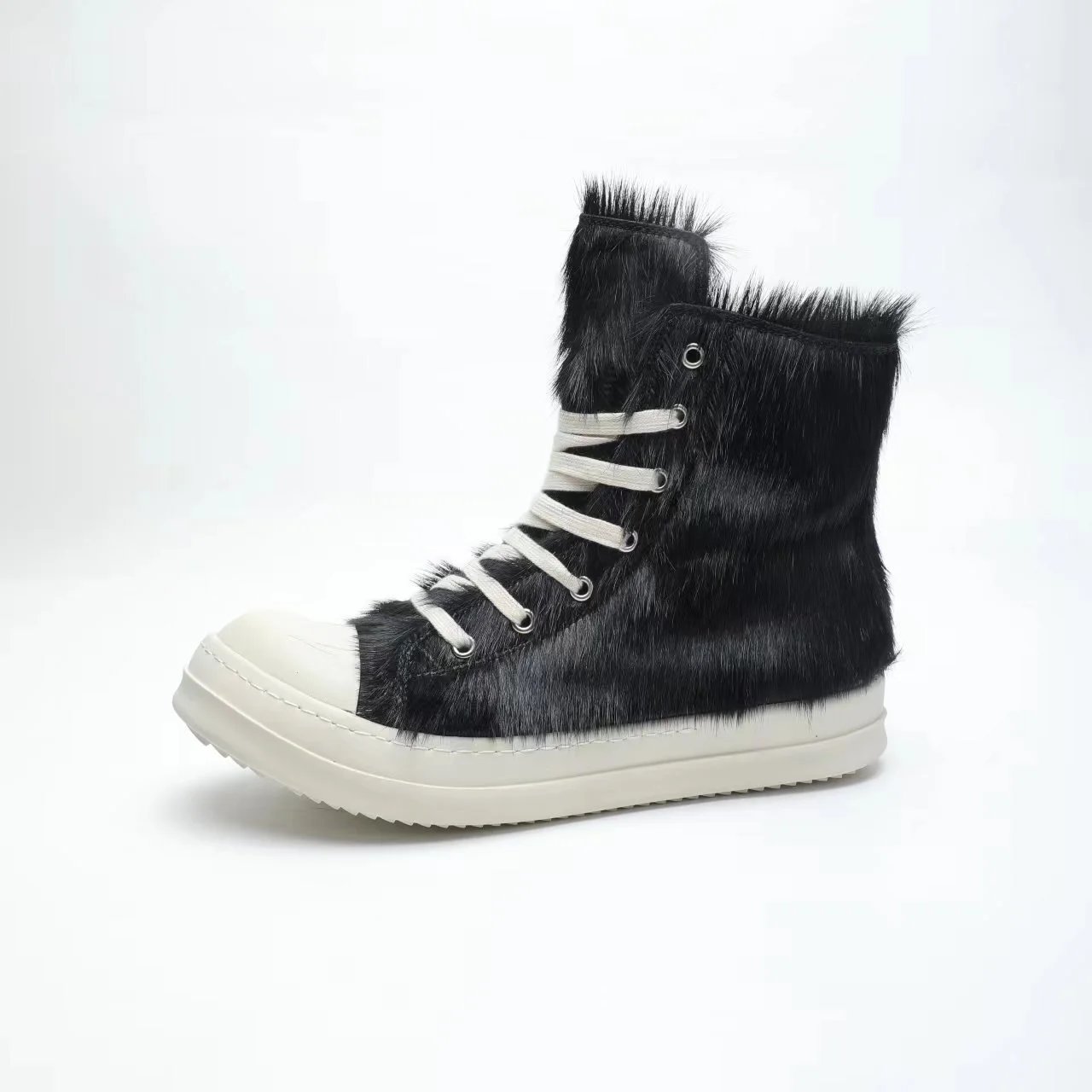 Rick Owens Geobasket Sneakers – Black, Women’s size 35