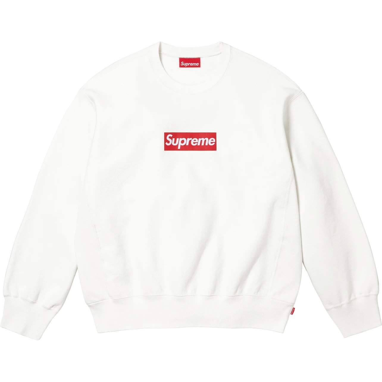 American Style Street Tide Winter Fleece Sweatshirt Round Neck-CY – E587#White, S
