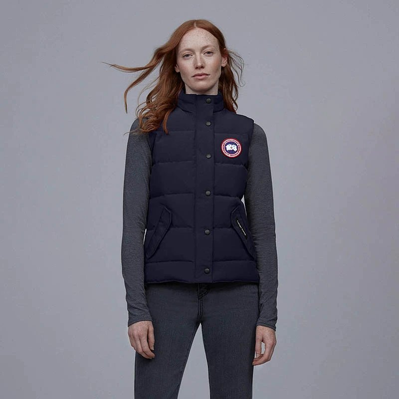 CANADA GOOSE Canada Goose Freestyle Women's Down Vest Big Goose Down Jacket 2832 L – XS, 646 Navy blue