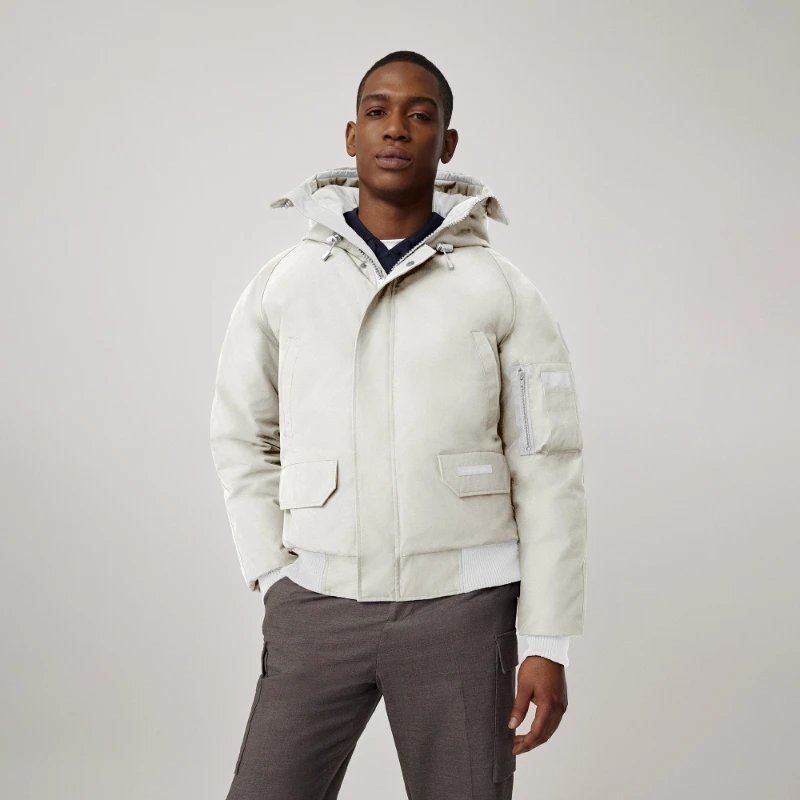 CANADA GOOSE Canada Goose Chilliwack Men's Bomber Jacket Down Jacket 2050 M 1 – XS, 99 Milk gray