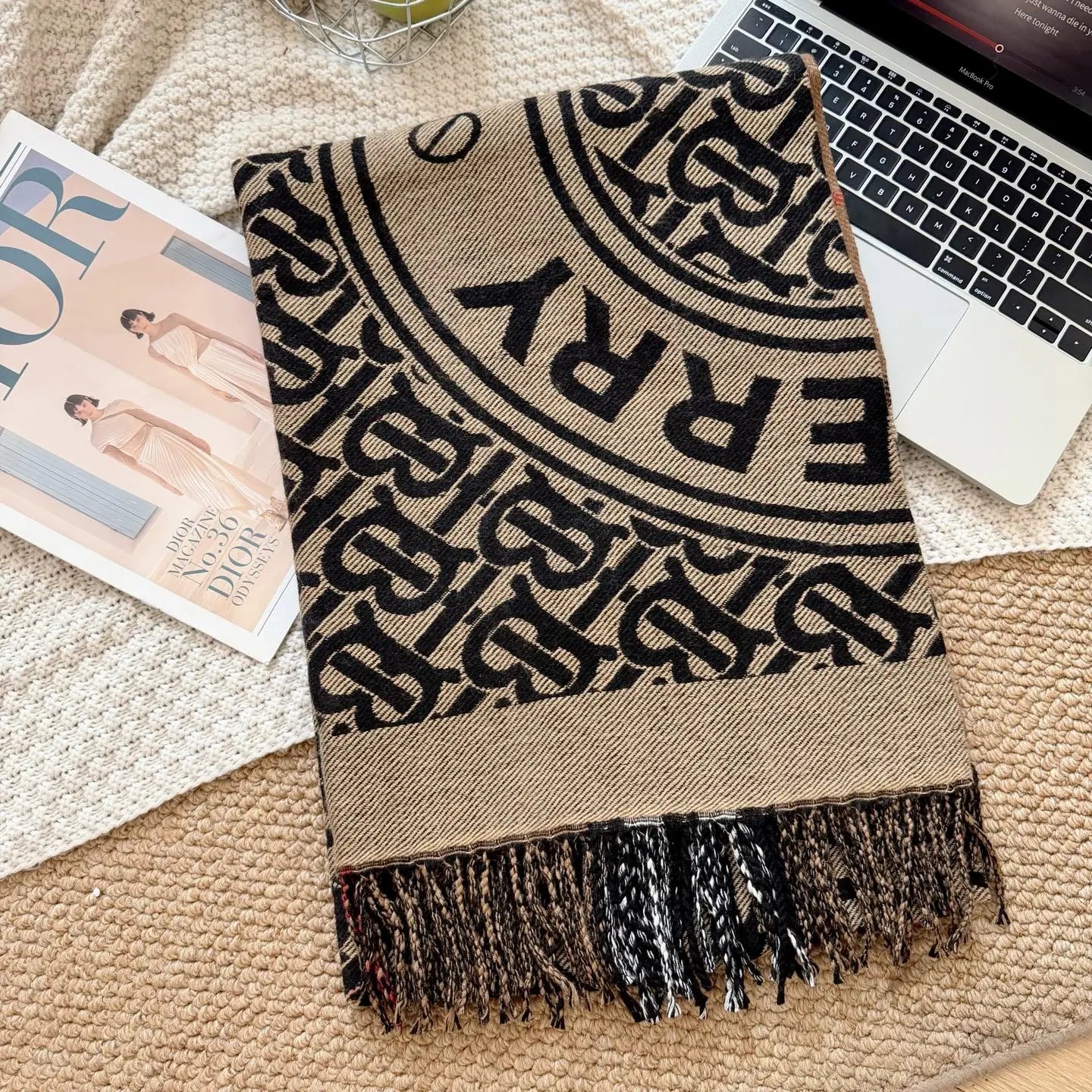 Sven double-sided scarf for autumn and winter fashion 100%Lamb velvet – 1, 65×200cm