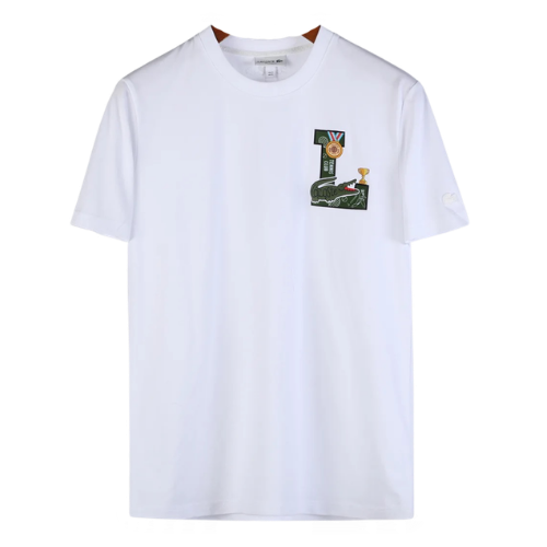 Lacoste L Badge Shirt White / Green – White, 3/S