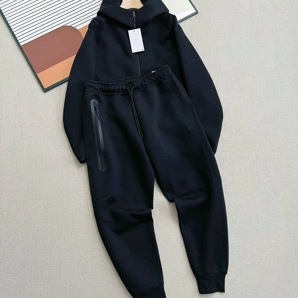 26跨境秋冬新款套装 高品质Windrunner压胶拉链开衫外套运动卫裤