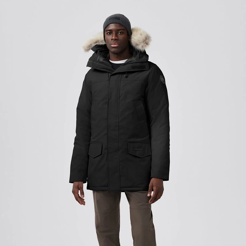 CANADA GOOSE Canada Goose Langford Men’s Black Label Parka Goose Down Jacket 2062 MB – XS, 61 Black