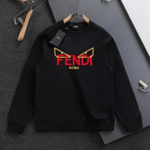 Fendi Crewneck Sweatshirt Monster Logo – 19, S
