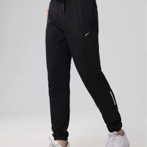 2024 New Men's Quick-drying Loose Casual Pants Men's Sports Pants Trousers Running Fitness Football Training Pants – Black(2059), M