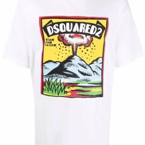 2025 Summer ndy Brand Summer Short-sleeved Men's and Women's – 1 white, S