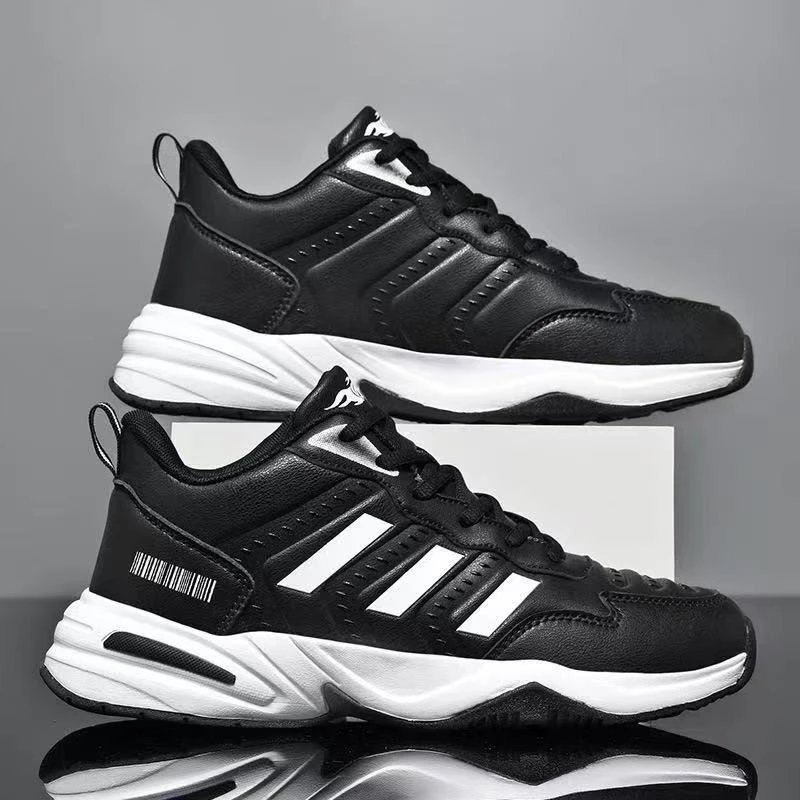 2026 Spring on the new fashion shoes men's comfortable casual student shoes leather running men's shoes foreign trade wholesale cross-border – Option F57C8C46, 39