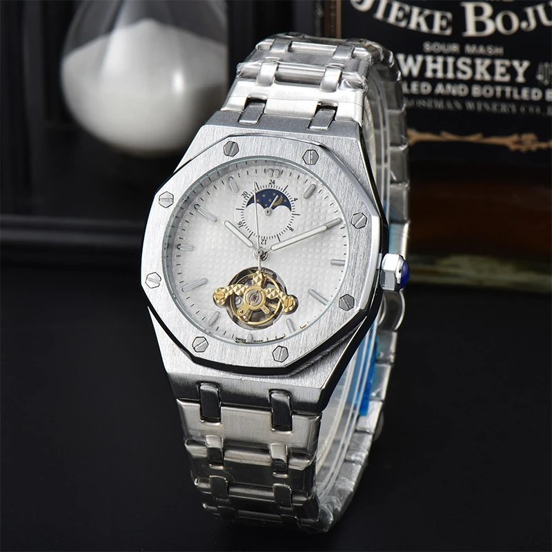 AliExpress A Home Men's Automatic Mechanical Watch High Quality Four-pin Tourbillon Star Luminous Steel Band Watch Batch – 1