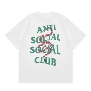 Anti Social Social Club Graphic Tee Snake Logo – 3XL