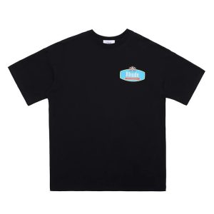 Graphic Tee Rhude Logo Patch – RH218Black, L