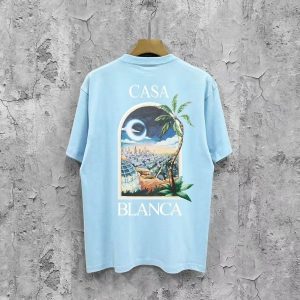 Casablanca Graphic Tee Casa Blanca Palm Print – 35, L