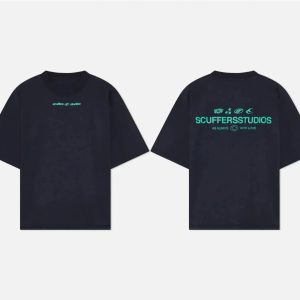 Graphic Tee Scuffers Studios Logo – 20-Navy blue, 3XL