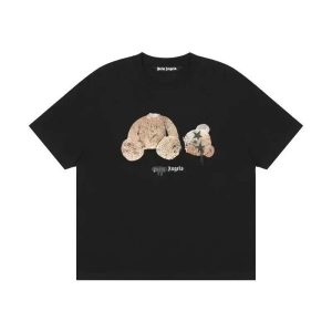 Palm Angels Graphic Tee Bear Print – L