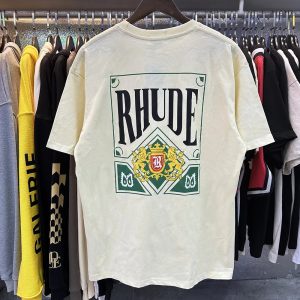 Rhude Graphic Tee Coat of Arms Print – Option 41D98B9B, L