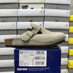 Birkenstock Boston BS Goat Grey – Option 6715BF3A, 35