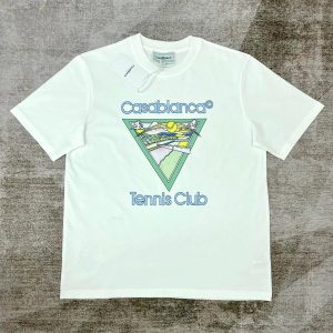 Casablanca Tennis Club Tee Graphic Print – White12, L