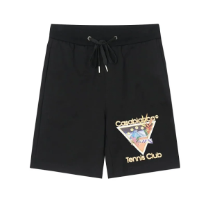 Casablanca Tennis Club Shorts Embroidered Logo – L