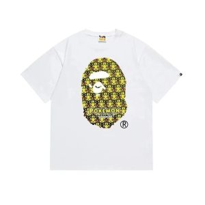 BAPE Ape Head T-Shirt Pokémon Pikachu Camo – 1, L