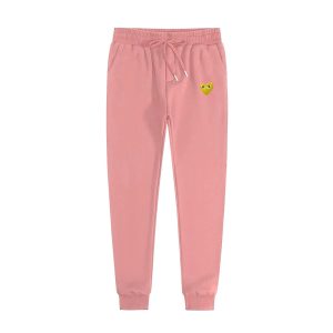 Comme des Garçons Jogger Pants Heart Logo – Option 466DA11C, 3XL