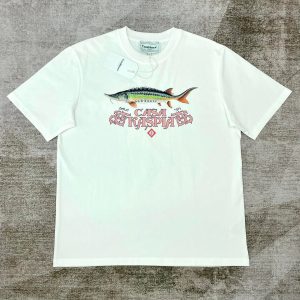 Casablanca Sturgeon Graphic Tee Casa Kaspias – White11, L