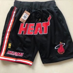 NBA Miami Heat Mesh Shorts Team Logo Edition – L