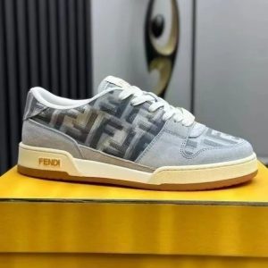 Fendi FF Sneaker Monogram Suede – 7, 35