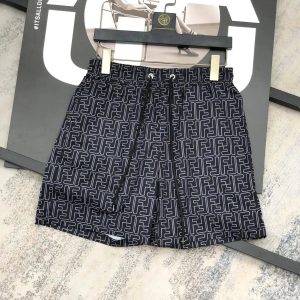 Fendi FF Logo Shorts Monogram Print – 3XL