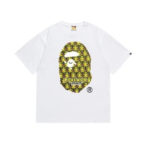 BAPE Ape Head T-Shirt Pokémon Pikachu Print – L