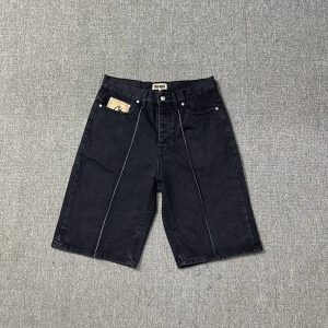 Denim Tears Denim Shorts Contrast Stitch – 001 black, L