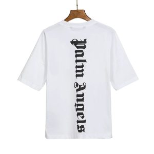 Palm Angels Graphic Tee Vertical Logo Print – 3XL