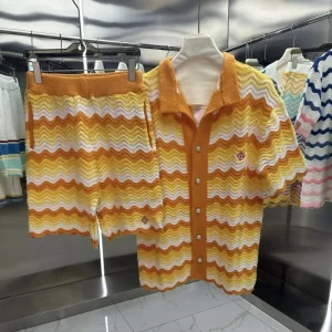 Casablanca Knit Set Zigzag Wave Pattern – 185-11, L