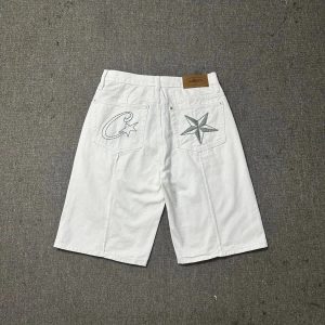 Carhartt WIP Embroidered Shorts C-Star & Compass – Option 5E51D346, L