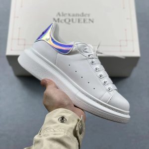 Alexander McQueen Oversized Sneaker Iridescent Heel Tab – 36