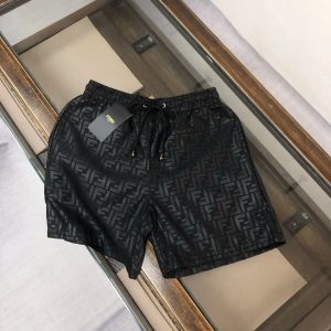 Fendi FF Logo Swim Shorts Monogram Print – 37, 3XL