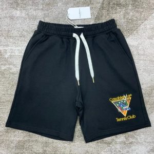 Casablanca Tennis Club Shorts Embroidered Logo – 17, L