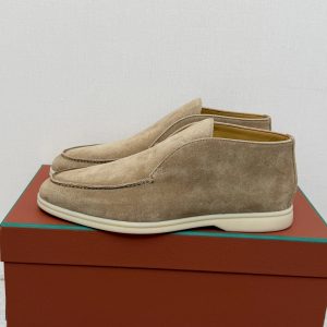 Loro Piana Suede Loafer Classic Slip-On – N74, 39