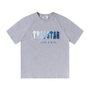 Raglan Tee Trapstar Logo Embroidered – L