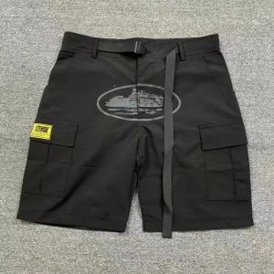 Broken Planet Cargo Shorts Ship Print – 3, L