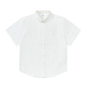 AMI Paris Short-Sleeve Button-Up Shirt Classic Cut – Option 42B677FD, L