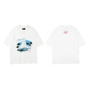 Represent Graphic Tee Sailboat Palm Print – L