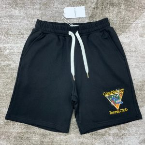 Casablanca Tennis Club Shorts Embroidered Logo – L