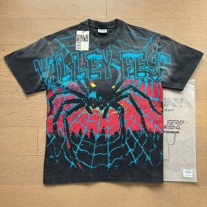 Vale Forever Valley Fest Tee Spider Web Graphic – L