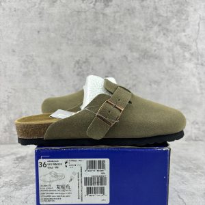 Birkenstock Arizona Olive Suede – 35