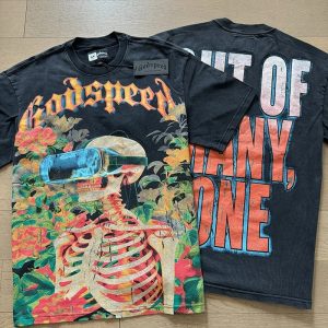 Godspeed Graphic Tee Skeleton VR Print – 1009, L