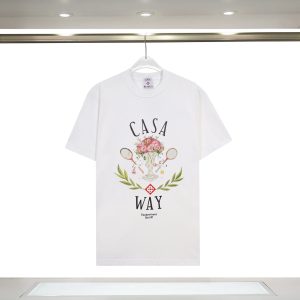 Casablanca Casa Way Tee Tennis Floral Print – 939#White, 3XL